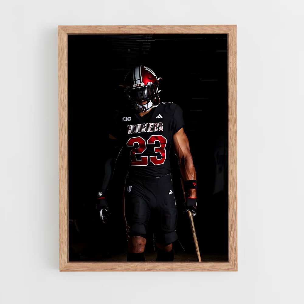 Poster Indiana Warrior – affiche Basketball (vue 4)